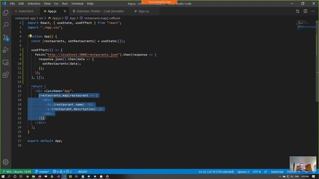 Building a React App that Consumes a JSON API смотреть онлайн