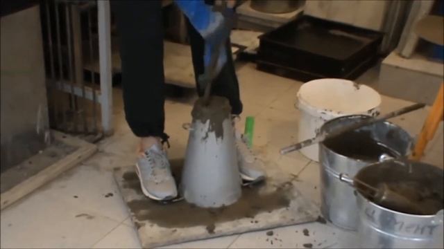 Испытания добавки Д-5 в экспериментальной лаборатории завода железобетонных изделий в г. Раменское