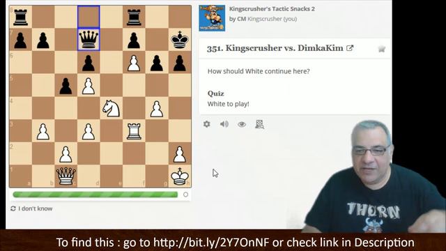 Kingscrusher's Tactic Snacks 2 || 250 Checkmate puzzles! || Course link: http://bit.ly/2Y7OnNF смотреть онлайн