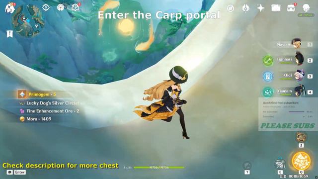How to open this Jademouth cliff seal, Chenyu Vale Chest Part 8 - Genshin Impact смотреть онлайн