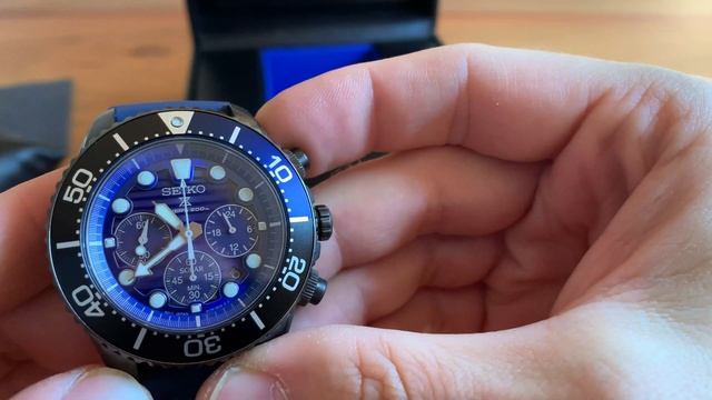 Seiko Prospex Solar Chronograph SSC701 "Save the Ocean" Vol. 2 "Dark"- Unboxing&Initial Impressions смотреть онлайн