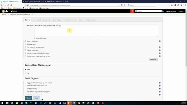 Jenkins - Deploy в AWS Elastic Beanstalk - Пример решения задания на интервью для DevOps Engineer смотреть онлайн