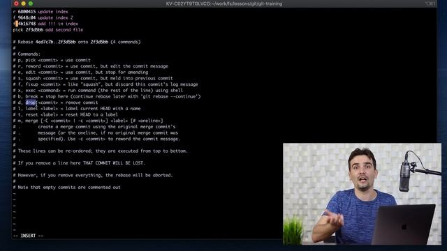 GIT. Интерактивный Rebase. Как с ним работать? смотреть онлайн