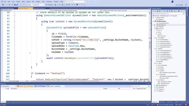 How to Transcribe Speech to Text with a Sample ASP.NET Core Application and Amazon Transcribe смотреть онлайн