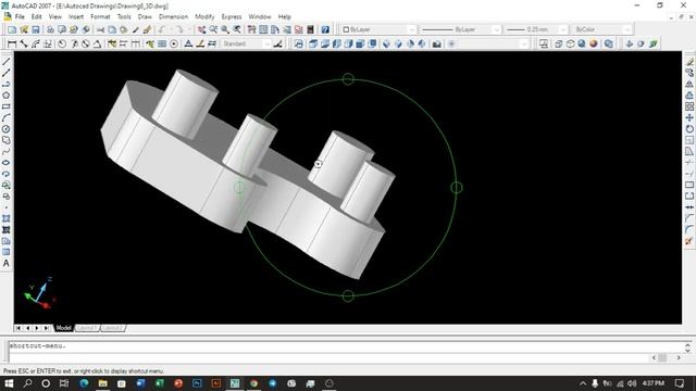 AutoCAD Drawing 8 & 3D Tutorial смотреть онлайн