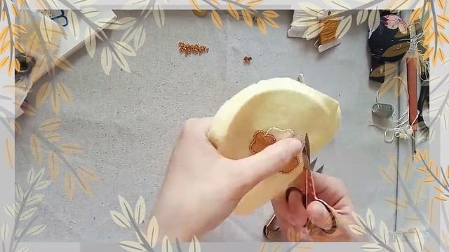 Шерстяной цветок • брошь на шляпной булавке (ускоренное видео) смотреть онлайн