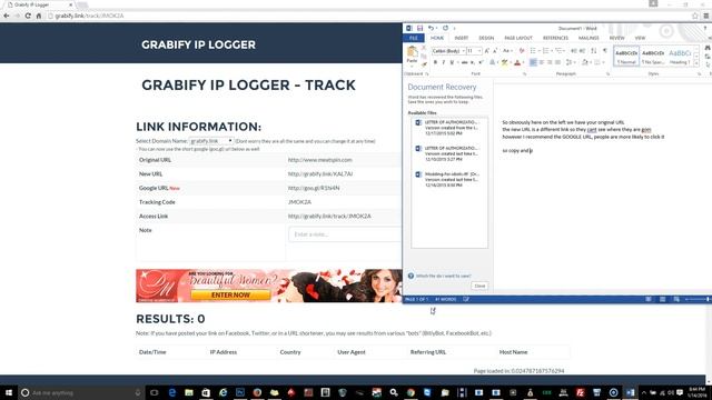 How to obtain someones IP address with IP LOGGER LINK смотреть онлайн