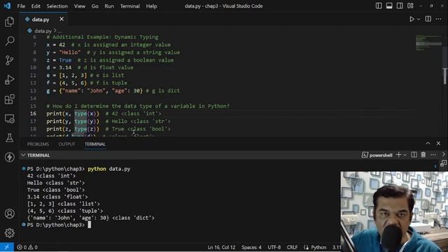 Python Programming Tutorial #4: Data Types Using isinstance() and type() for Type Checking смотреть онлайн