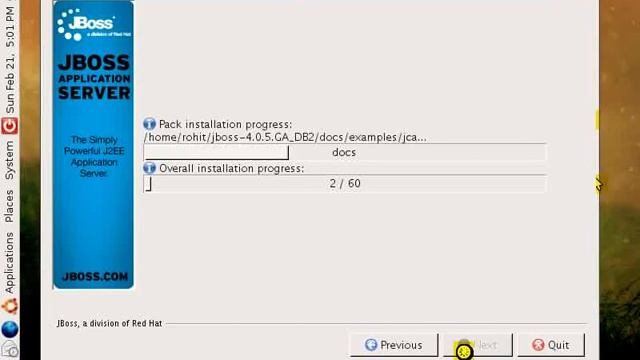 Jboss + db2 jdbc on Ubuntu 6.06 - Install GUI смотреть онлайн