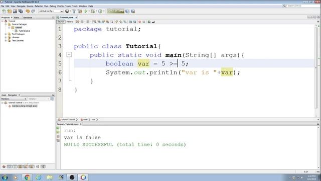 Novice Java Tutorial with Apache NetBeans 11.0: 17 Relational Operators смотреть онлайн
