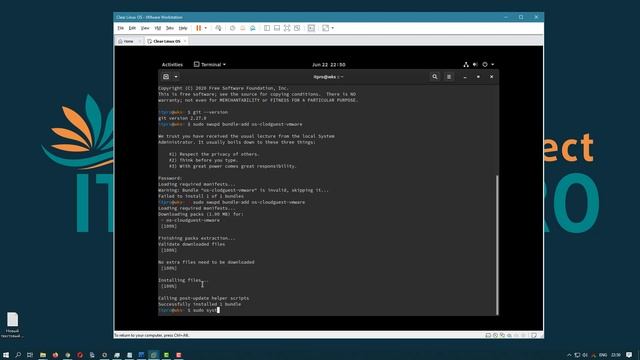 ??? Установка Clear Linux OS на VMWare Workstation 15.5.6. Краткий обзор Clear Linux OS. смотреть онлайн