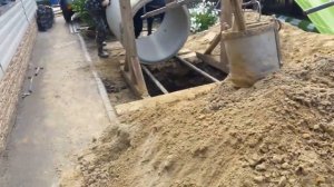 Дренажный колодец для выгребной ямы в п.Солнечный