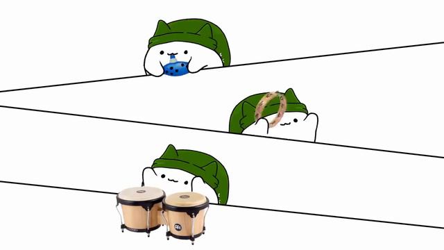 Bongo Cat MEME COMPILATION V3 смотреть онлайн