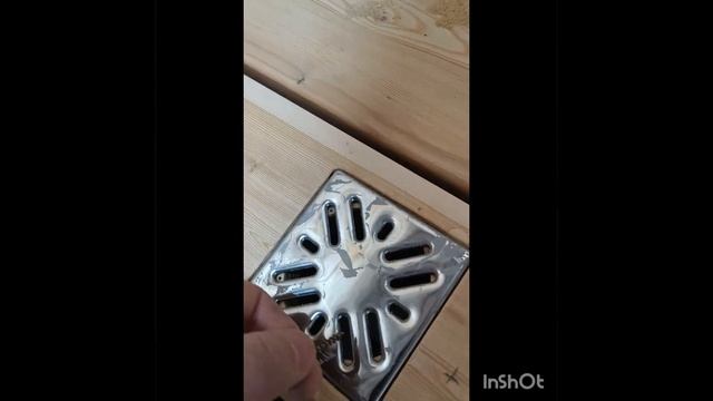 Трап в бане с деревянным проливным полом . смотреть онлайн