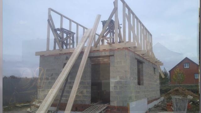 Баня из керамзитоблоков с мансардой 5 на 8 смотреть онлайн