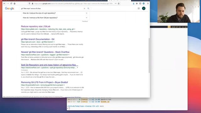 Investigation into reducing repo size with Git LFS objects смотреть онлайн