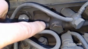 На что обращать внимание при подозрении на подсос воздуха в дизеле,  Mercedes Atego 4.3d