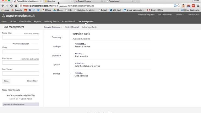 Comparison Of Puppet Web Interfaces: Puppet Enterprise, The Foreman, Puppet Explorer And PuppetBoar
