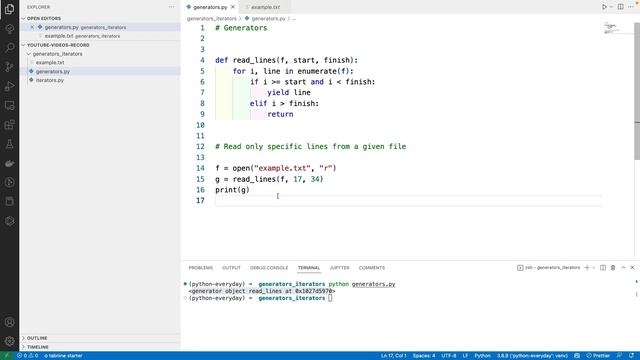 Generators in Python смотреть онлайн