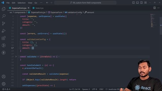 Create Custom Form Fields in React | Advanced Form Validation | The Complete React Course | Ep.36 смотреть онлайн