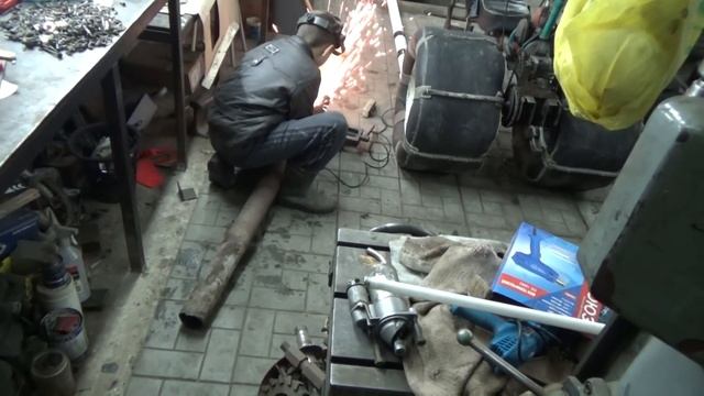 Установка зимней приставки на мотокультиватор "Крот " смотреть онлайн