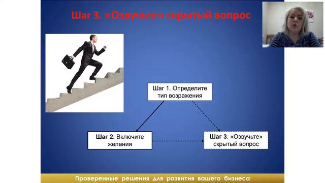 Вебинар 6  Работа с возражениями!!