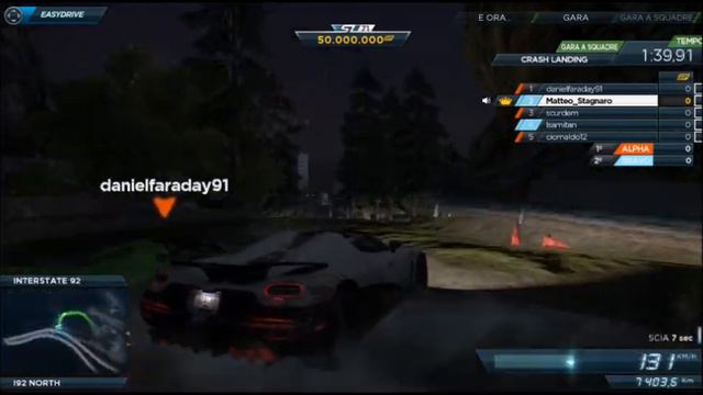NFS Most Wanted 2012: speedlist with a mad traffic 😫 смотреть онлайн