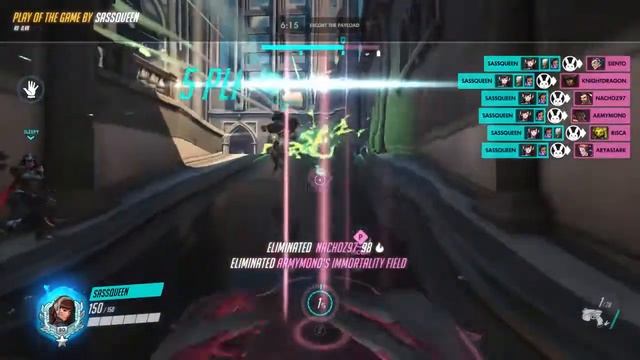Sass Queen's 6 Kill D.va Bomb ♥ смотреть онлайн