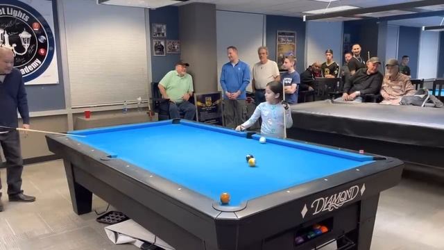 G.O.A.T EFREN Reyes vs 9 Yr old Tanvee Vallem - Game 1 смотреть онлайн