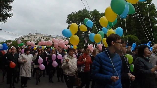 Юбилейное шествие в Комсомольске-на-Амуре смотреть онлайн
