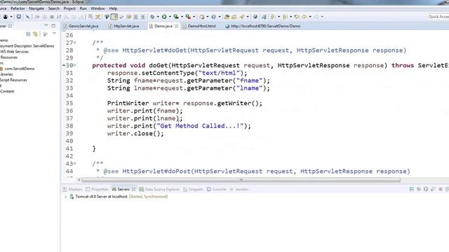 8 The Difference Between doGet() and doPost() Part-2 смотреть онлайн