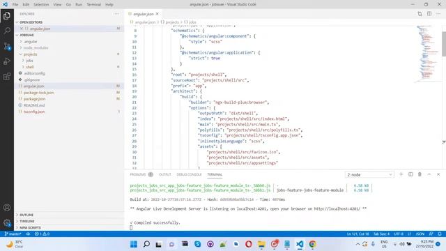 Complete Angular15 micro frontend shell application setup(mfe) with workspace & module federation смотреть онлайн