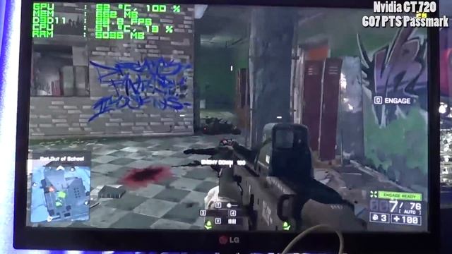 Jugando en una Nvidia GT 720 al 100% (benchmarks) смотреть онлайн