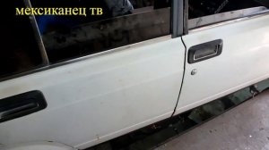 Жигули 0,5 замена порогов и ремонтных вставок   сварка полуавтоматом ваз 2105