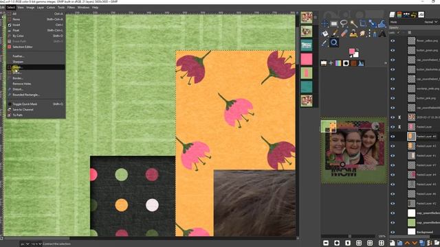 Adding Dimension to a Digital Scrapbook Layout using GIMP смотреть онлайн