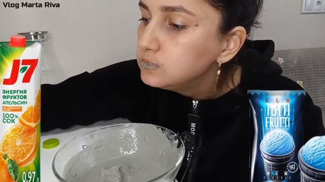 @Vlog Marta Riva/Голубой десерт/ Описание ниже видео смотреть онлайн