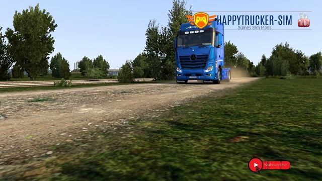 [ETS2 1.48] NEW MERCEDES BENZ ACTROS | EUROTRUCK SIMULATOR 2 [BEST MODS] смотреть онлайн