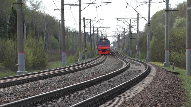 Электропоезд ЭД4М-0217 перегон Петелино - Голицыно смотреть онлайн