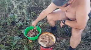 Приготовление голубей на охоте, лучшее блюдо 18+