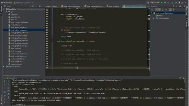 Node Editor Tutorial 23: How to implement Clipboard Serialization смотреть онлайн