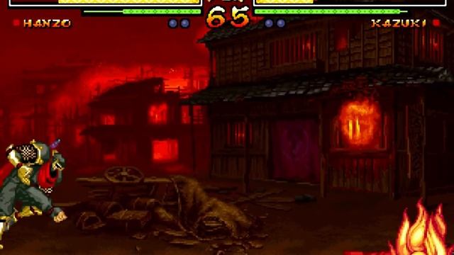 Samurai Shodown V: Hanzo playthrough lvl-4 【60fps】 смотреть онлайн