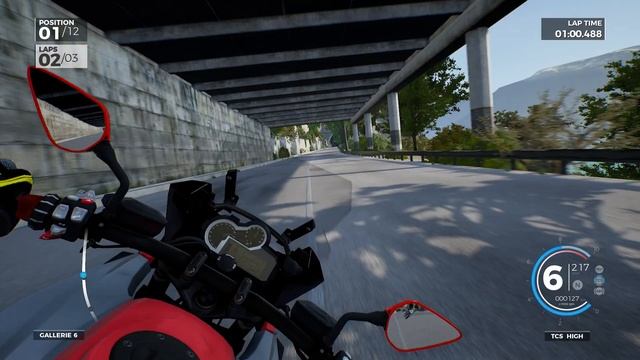 RIDE 3 Gameplay - Garda Lake, Italy - BMW R 1200 GS (100% AI) смотреть онлайн