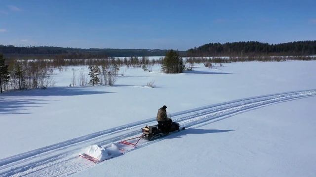 ЛЫЖНАЯ ТРАССА. ПРОКЛАДЫВАЮ ЛЫЖНУЮ ТРАССУ ДЛЯ БЕГОВЫХ ЛЫЖ. смотреть онлайн