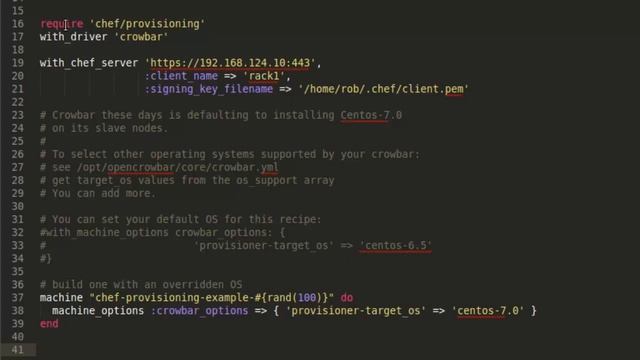 OpenCrowbar v2.1 Chef Provision смотреть онлайн
