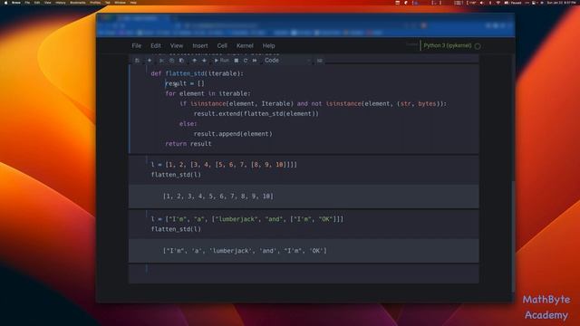 Python Tips and Tricks: Flattening Nested Iterables смотреть онлайн