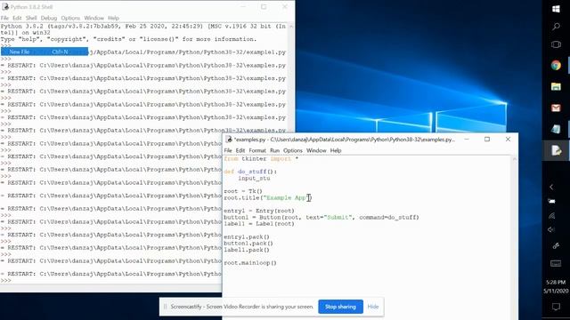 The .get() Method | Python GUI Apps With Tkinter смотреть онлайн