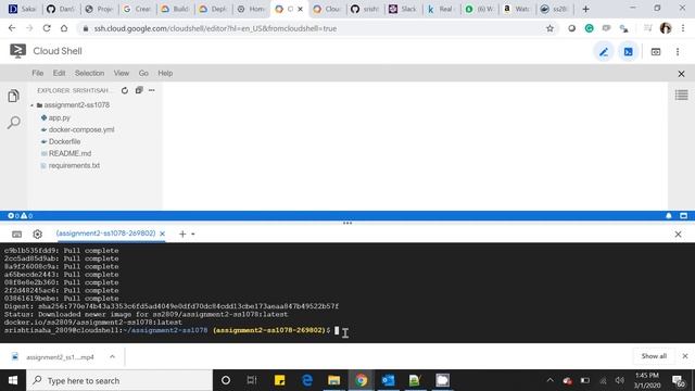 Assignment 2 (dockerizing an app without docker-compose) смотреть онлайн