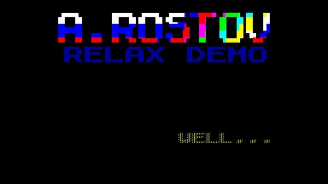 Relax - Alex Rostov [#zx spectrum AY Music Demo] смотреть онлайн