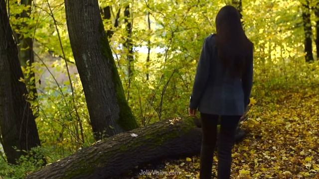 Видеопортрет - Девушка в осеннем лесу смотреть онлайн