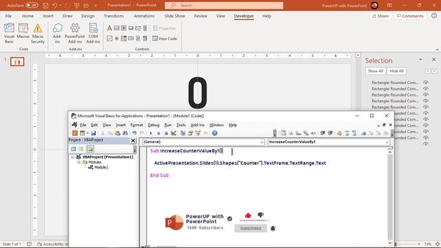 91.[PowerPoint] Create Number Addition & Subtraction Animation using VBA| Number Game in PowerPoint смотреть онлайн